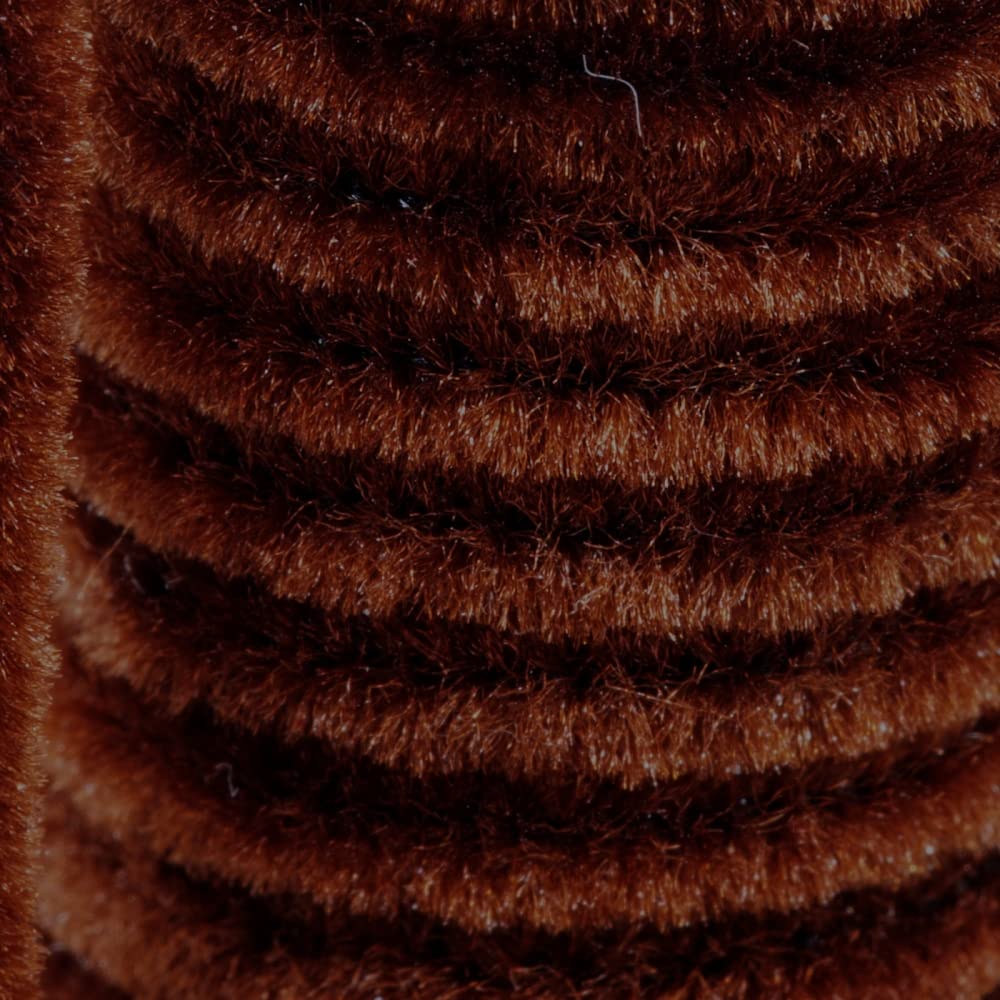 Semperfli Worm Chenille Firey Brown for Fly Tying