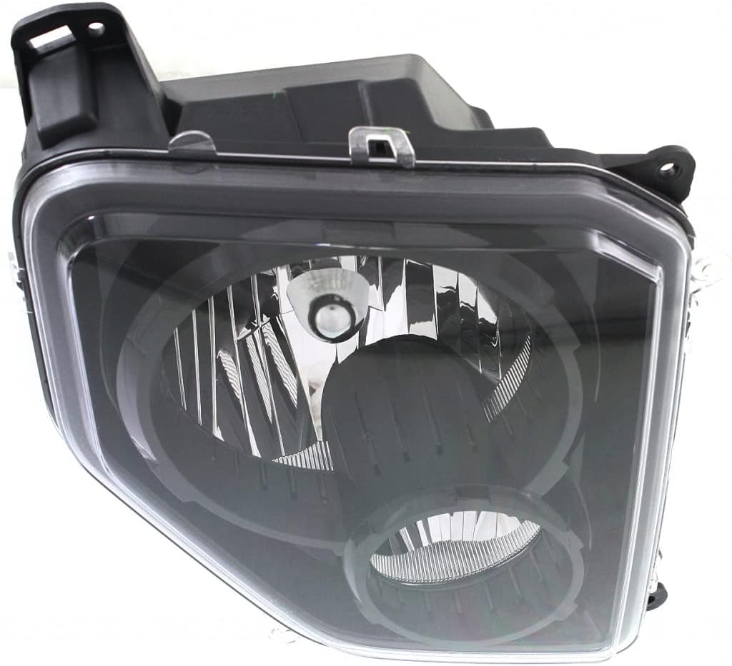 KarParts360 For Jeep Liberty 2010 2011 2012 Headlight Assembly Passenger Side | w/Black Bezel | w/Fog Light | CAPA | CH2503227 | 68079710AA