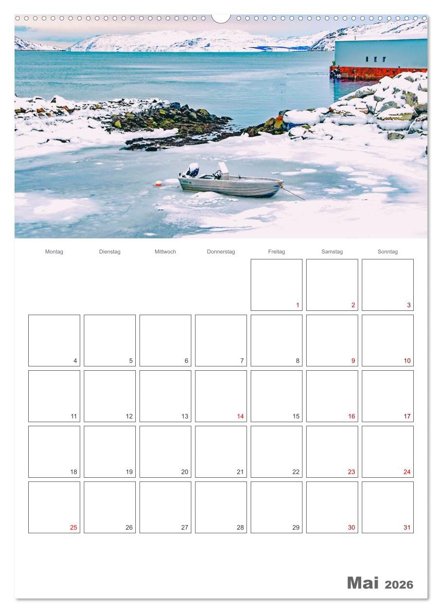 Die Küste Norwegens - Terminplaner (Wandkalender 2026 DIN A2 hoch), CALVENDO Monatskalender: Lofoten und Fjorde - faszinierende und vielfältige Landschaft am Polarkreis. (CALVENDO Orte)