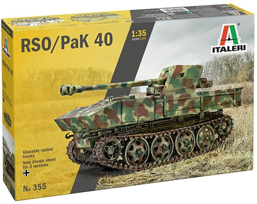 Amazon | プラッツ イタレリ 1/35 WW2 ドイツ 7.5cm Pak40/4搭載