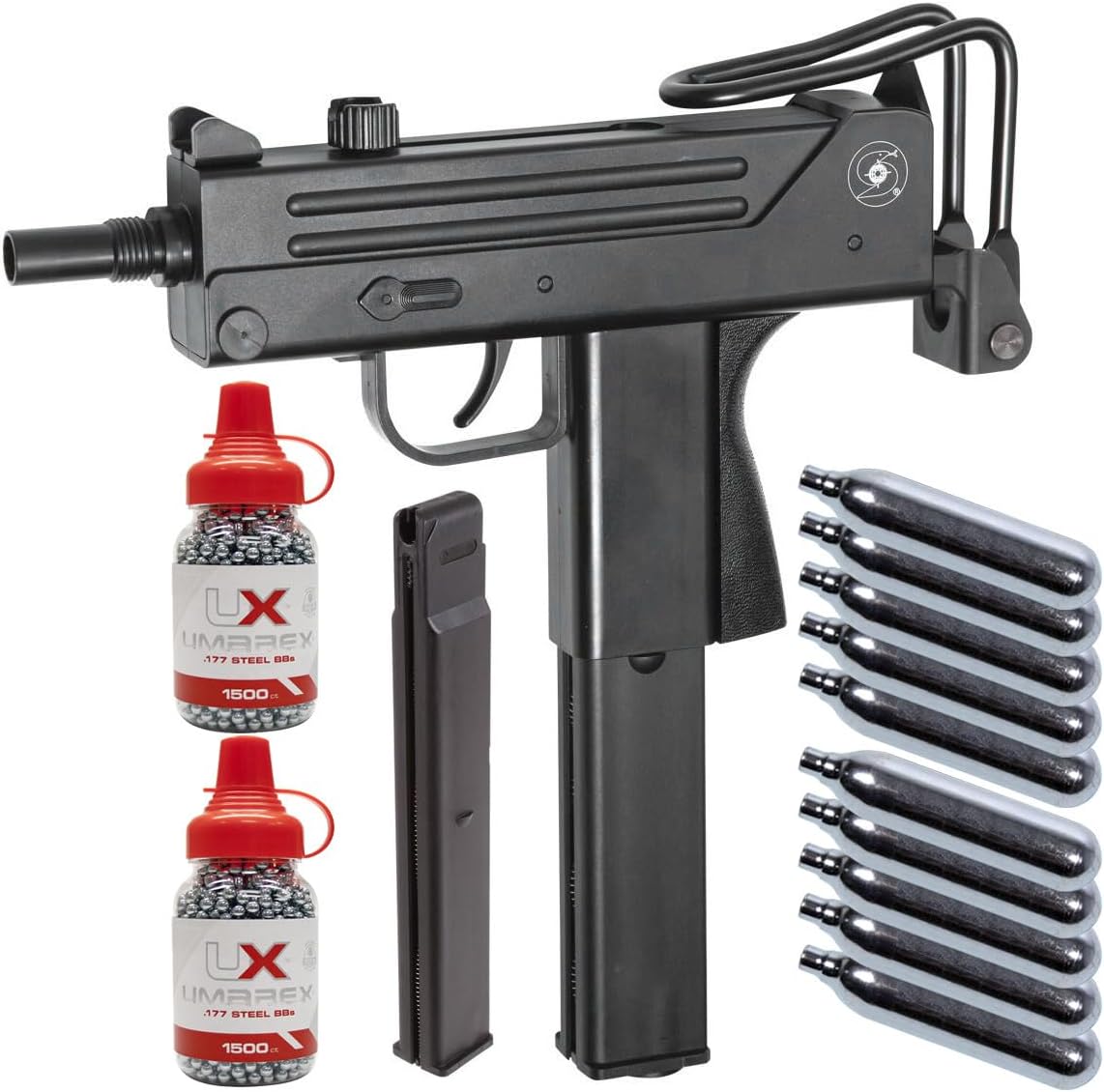 ASG Cobray Ingram M11 CO2 BB Submachine Gun Kit air Pistol