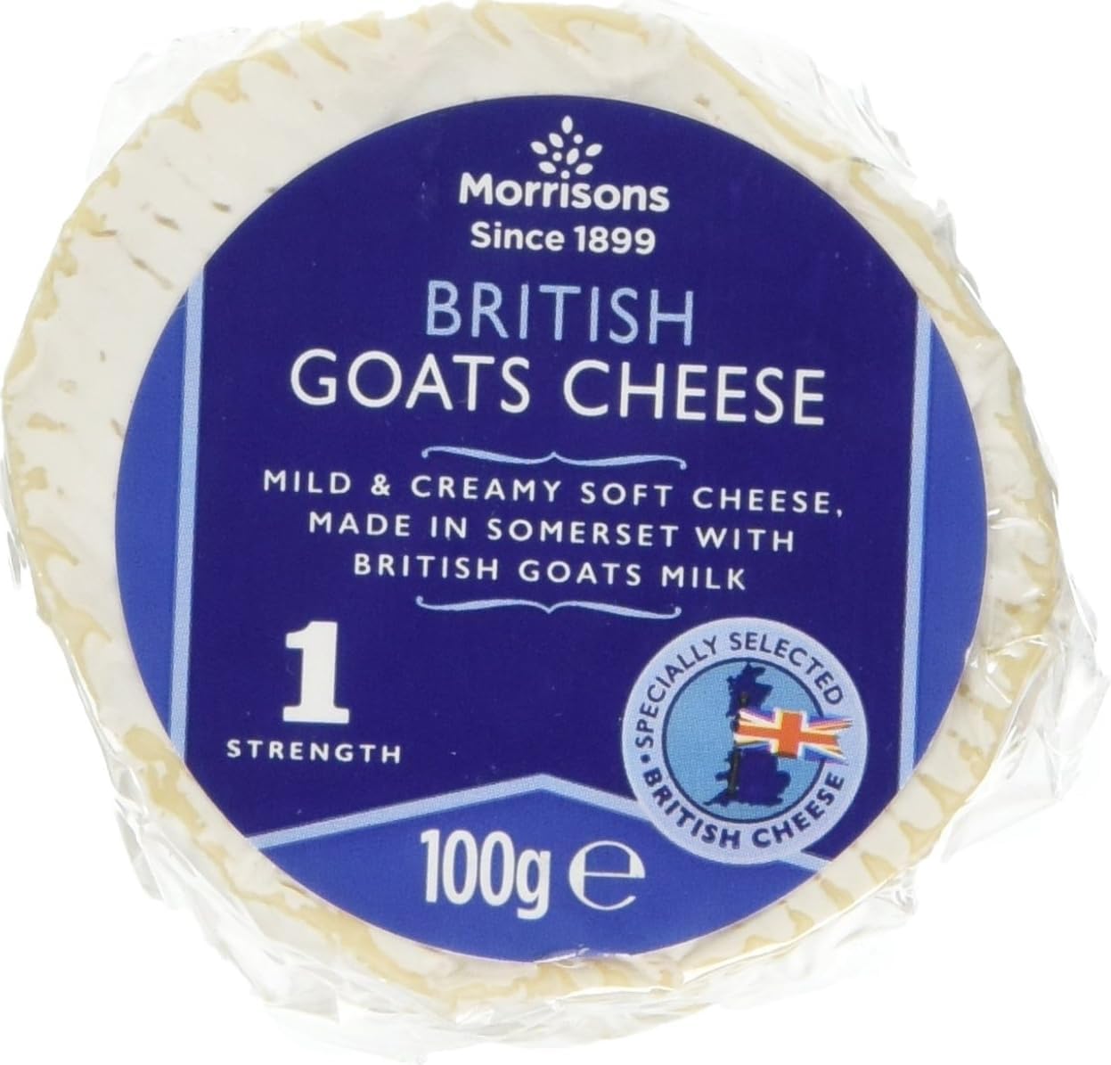 Morrisons British Somerset Goats Cheese 100g