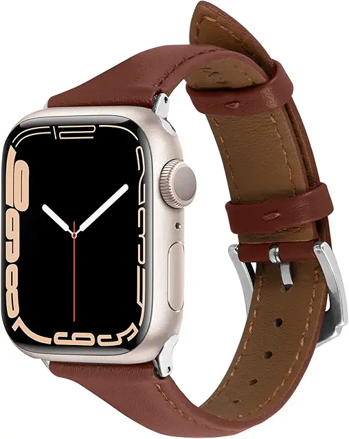 CYRILL Kajuk Apple Watch Leather Strap - Premium Cinturino Pelle