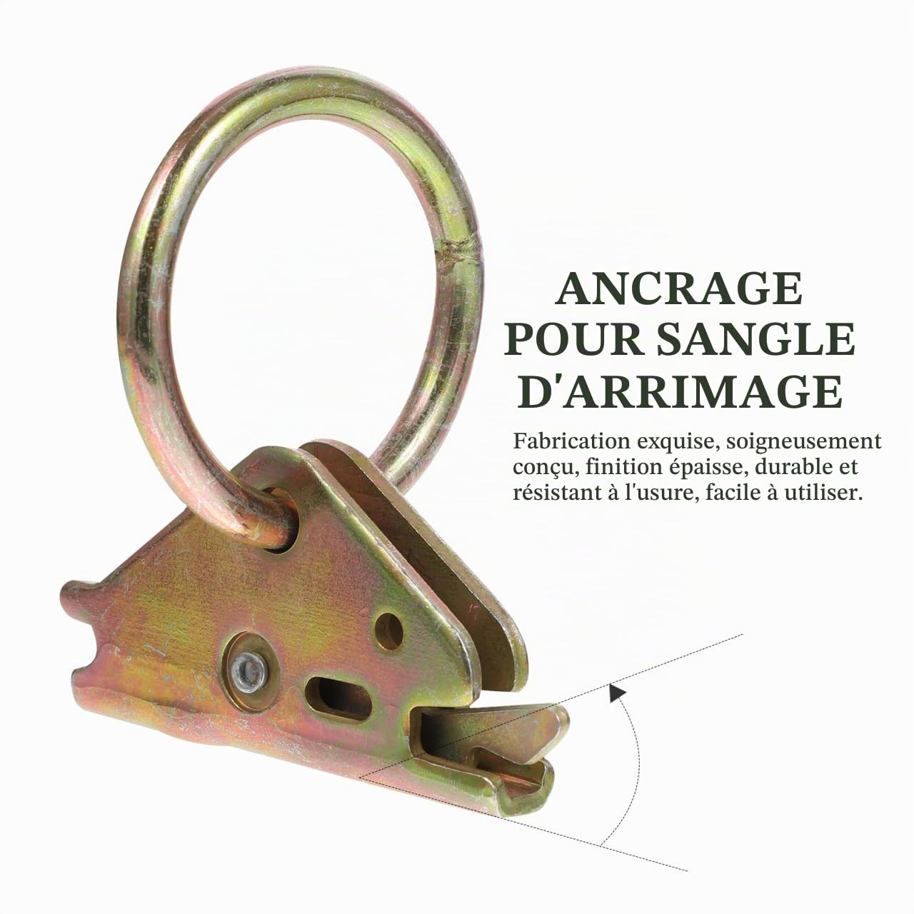 Vaguelly Sangles E Track pour Camions 10 Pièces