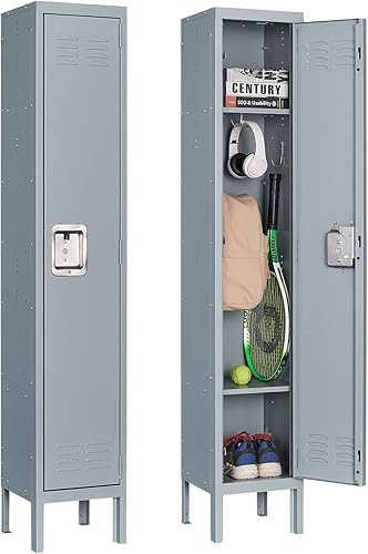 Anxxsu Armario de metal para el hogar vestidor gimnasio armarios de almacenamiento de acero de 6598 pulgadas para empleados armario con cerradura disponible en Yaxa Guatemala