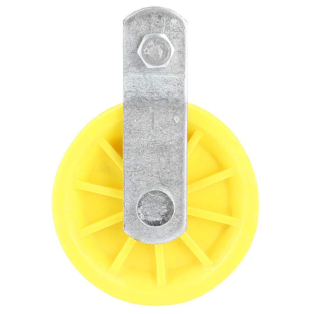 Tyenaza Greenhouse Pulley, 2Pcs Metal Pulley Greenhouse Accessories for Livestock Farm Agriculture