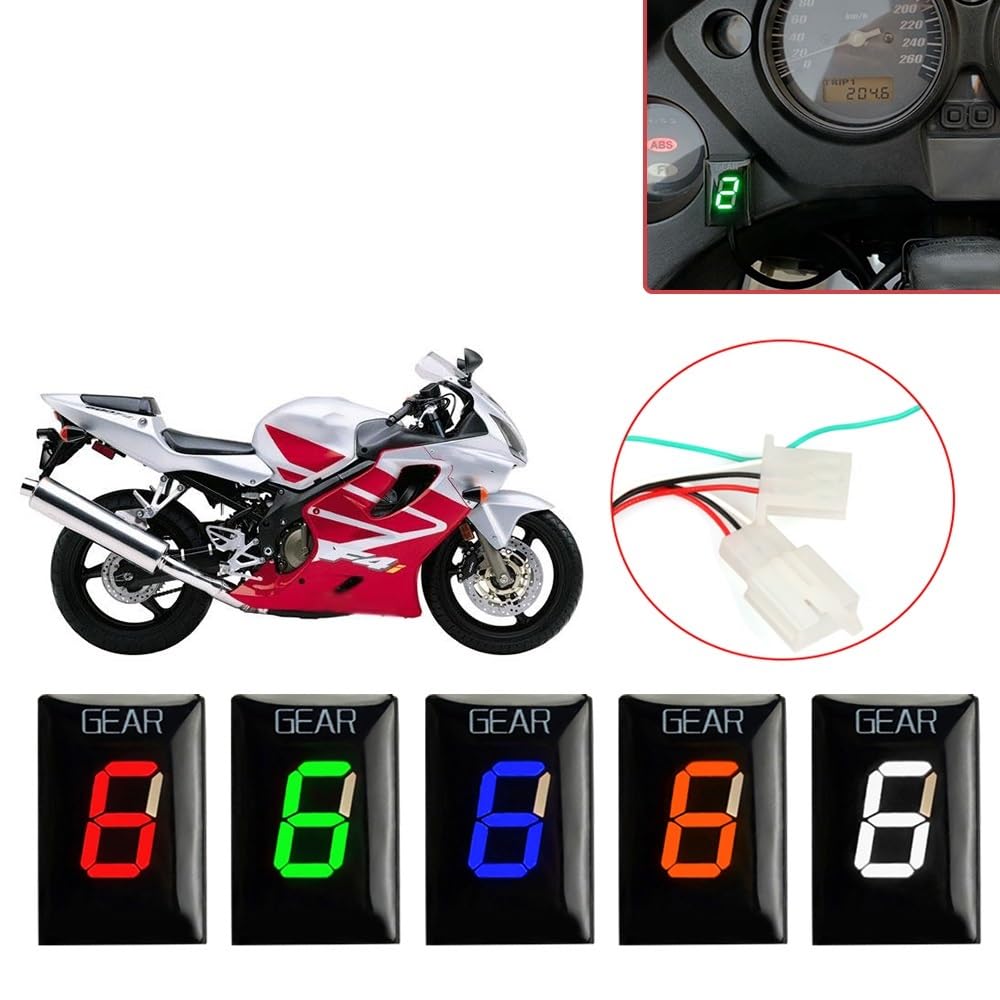 MOQIAOSEIKO Ganganzeige Digital - Wasserdicht Für Motorrad