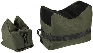 Jadedragon Shooting Rest Bags, Front Rear Shooting Sand Bag Sandbag for Hunting Hunter Shooter (Green)