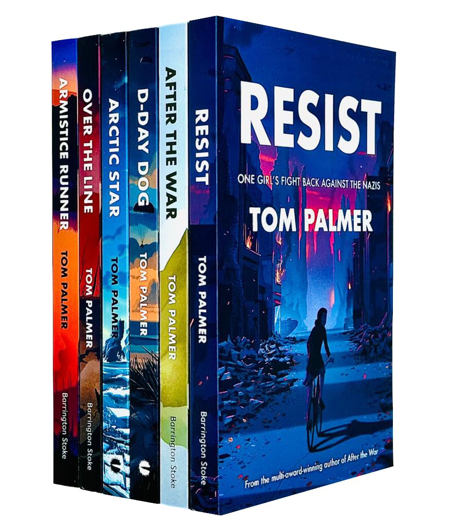 Tom Palmer Conkers Series 6 Books Collection Set (Armistice Runner, D-Day Dog, After the War, Over the Line, Resist & Arctic Star)