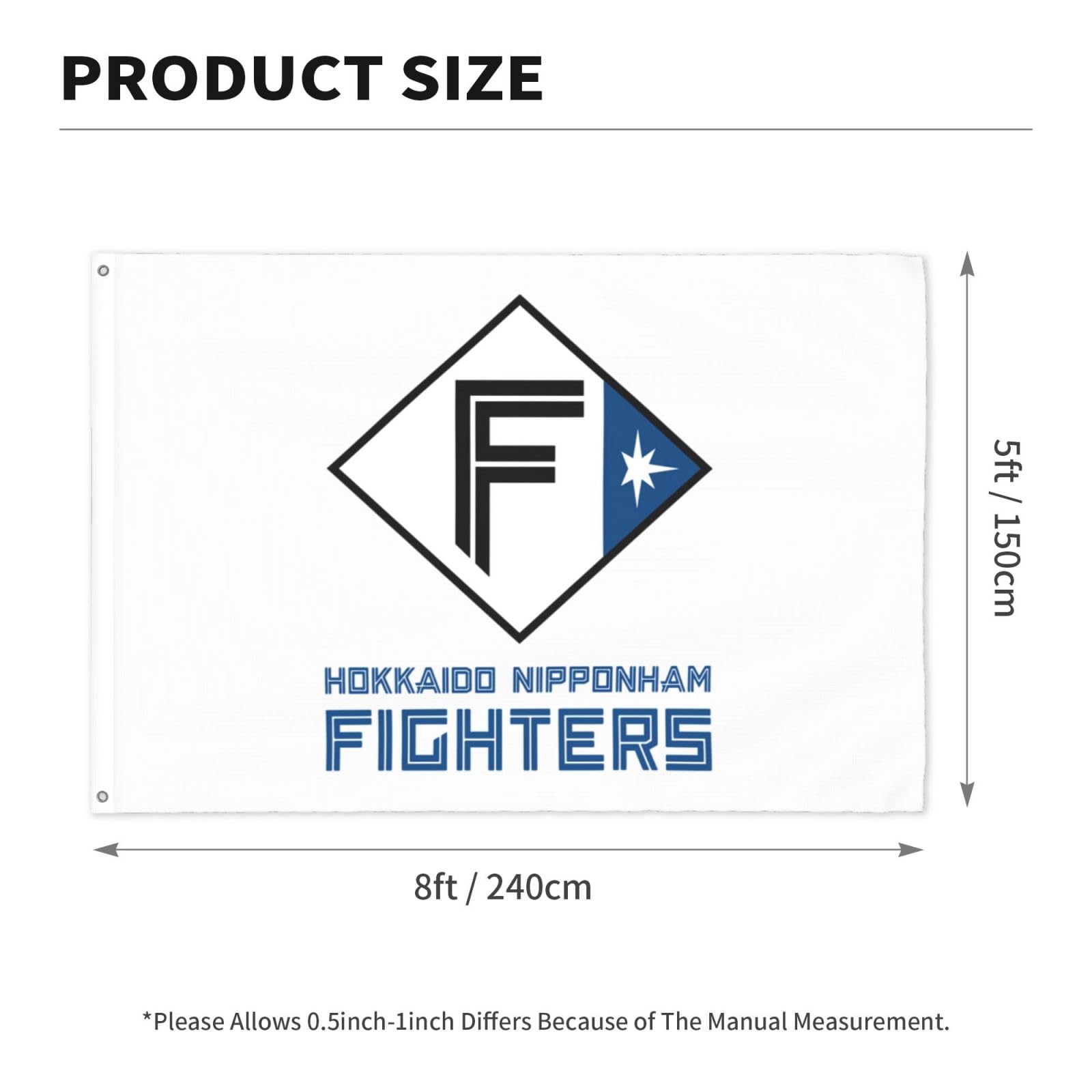 Amazon.co.jp: 旗 北海道日本ハムファイターズ 応援 野球の旗 スポーツ