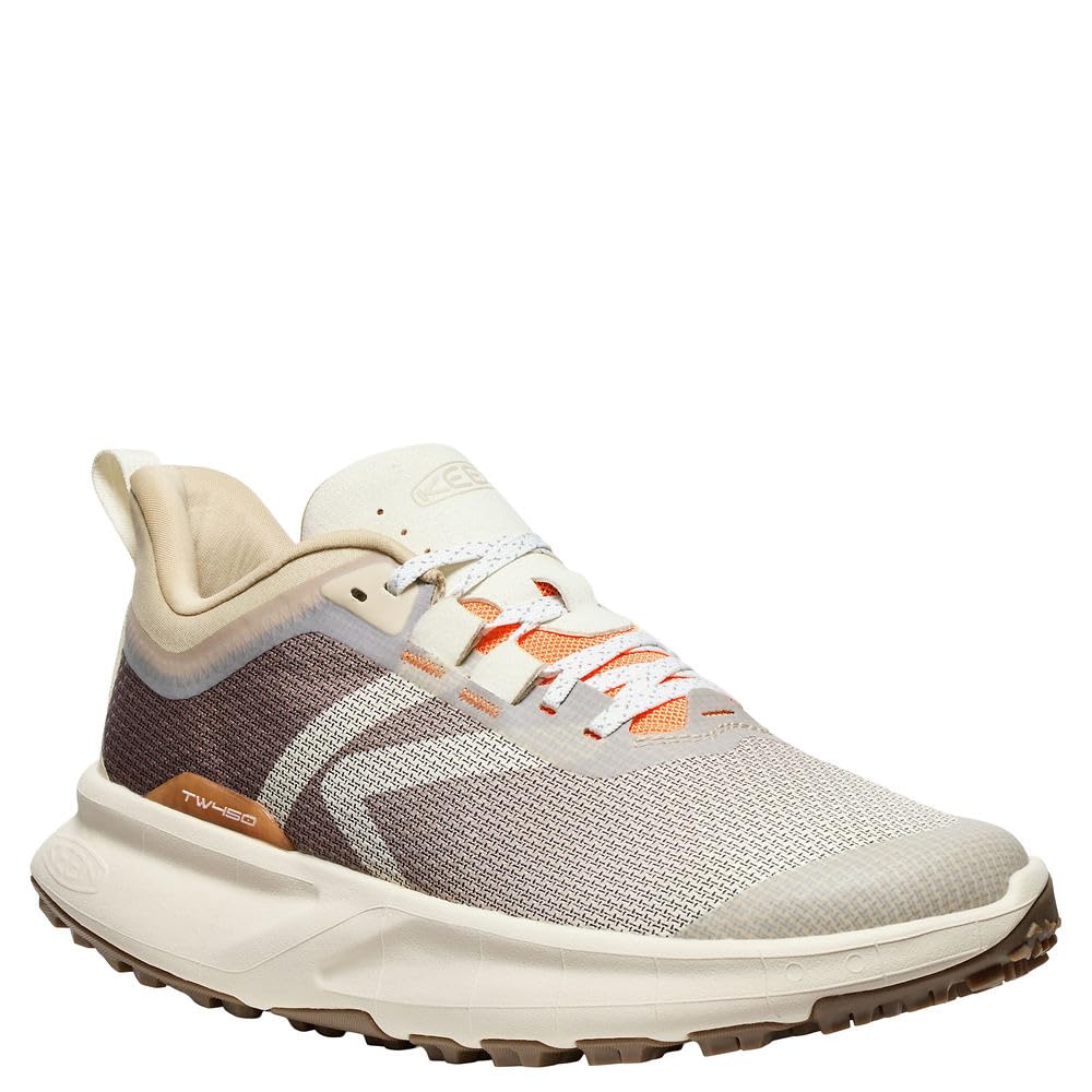 KEEN Women's 450 Dirt Hiking Shoe, Birch/Nectarine, 8.5