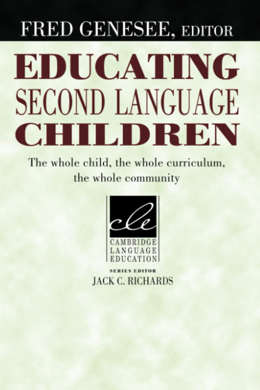 Educating Second Language Children Genesee EFL Paperback 9780521457972