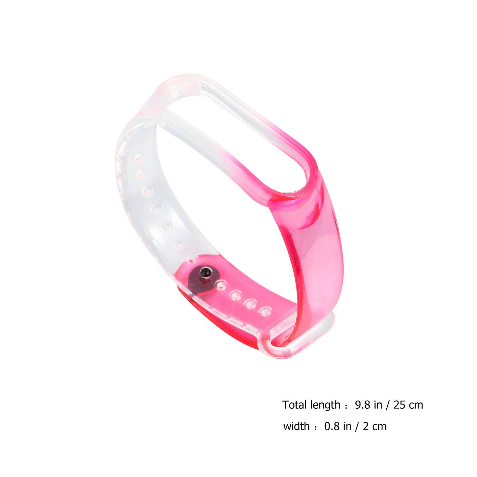 COSMEVIVI Transparent Strap for Simple Wristband Replacement Comfortable Easy to Install for Daily Wear