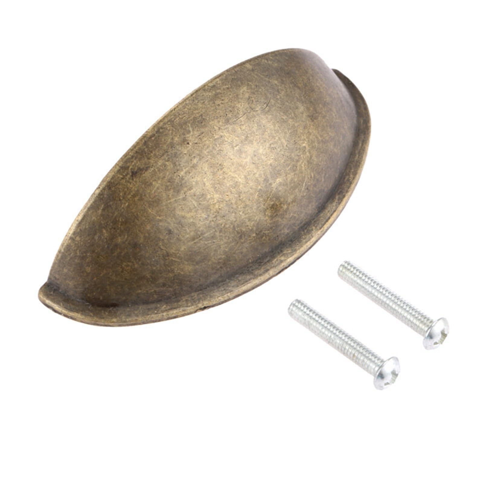 Wylqen Half Moon Handles 3pc Retro Shell Drawer Pull Handles