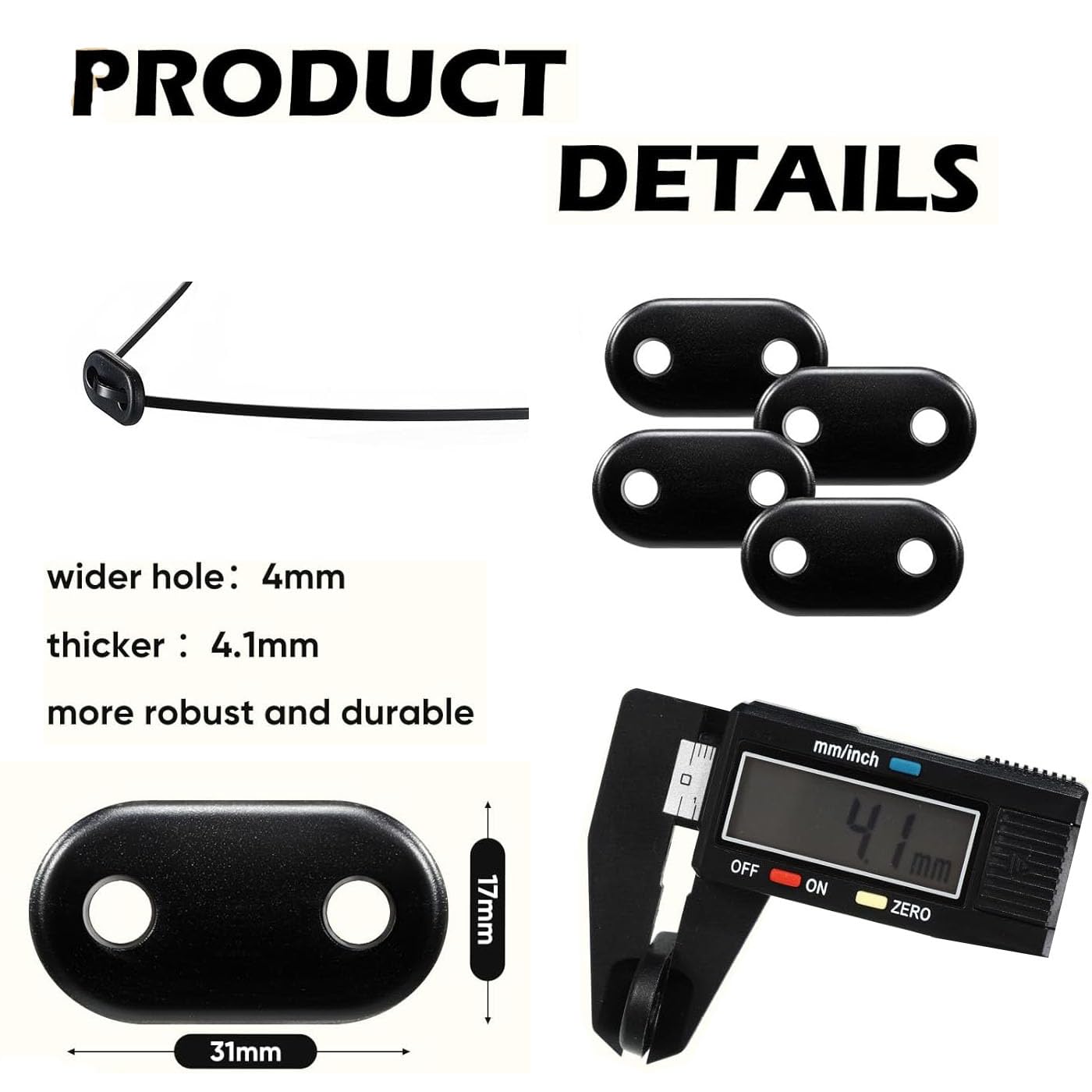 Kit de Fixation pour Panneaux occultants 60 Pièces PVC Résistant aux Intempéries Clôture Jardin Noir