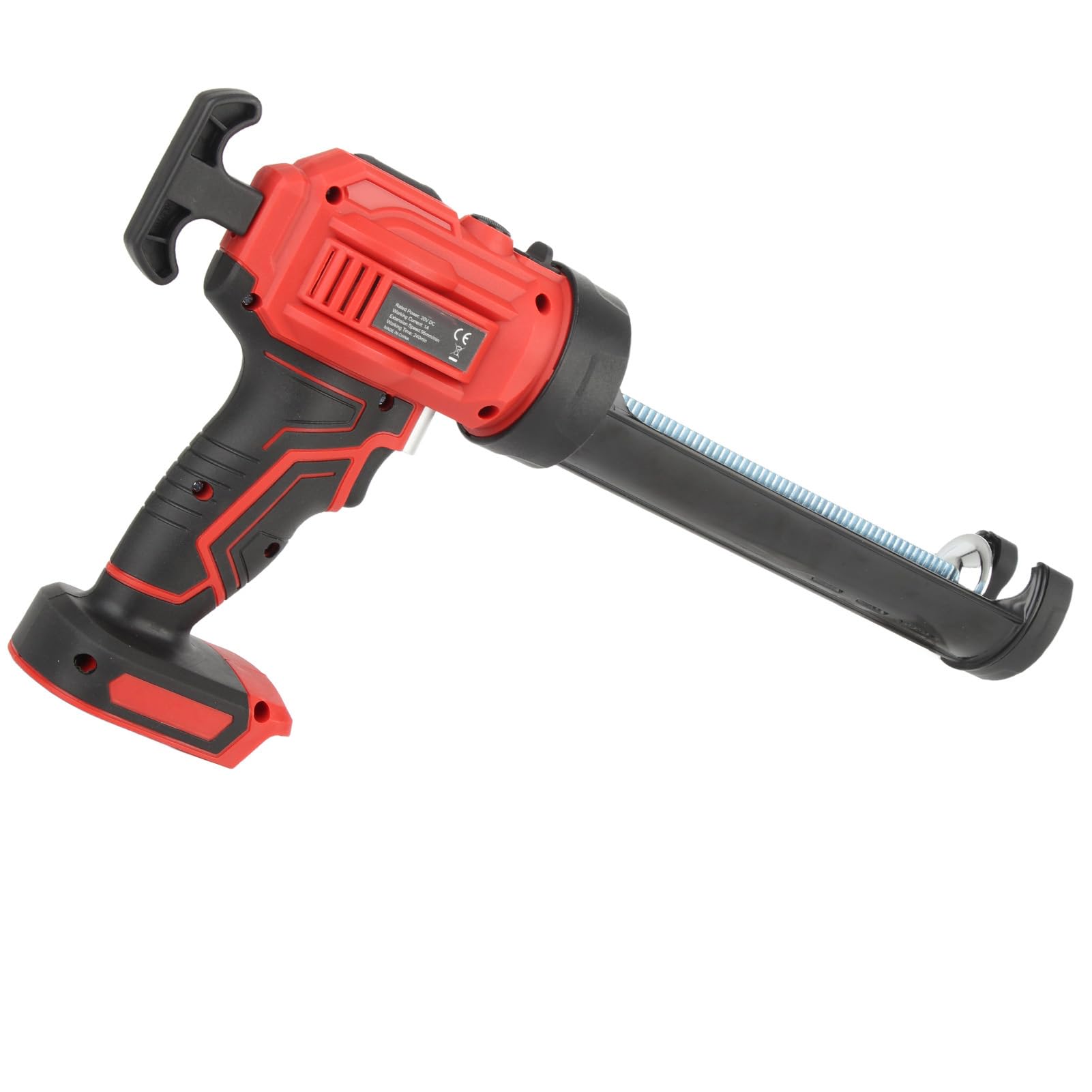 Pistola de Calafateo Inalámbrica, Pistola de Pegamento Duro Eléctrica Recargable con Luz LED y Sistema de Retracción Automática, Ajuste de 4 Velocidades, para Renovaciones del