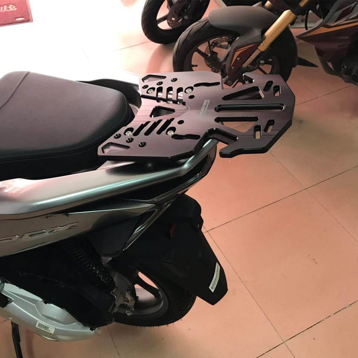 Soporte de portaequipajes espalda de Acero Inoxidable para Motocicleta Soporte de portaequipajes para Honda Forza 125 250 300 2017-2022