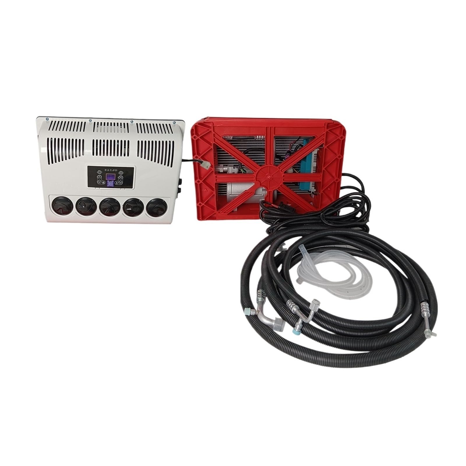 Wafohsr A Set Of Ac 24V-01 12V 24V Electric Split Parking Air Conditioner Car Truck Refrigeration Conditioning For Caravan Camper Van Tractor Efficient Refrigeration(A Set Of Ac 24V-01)