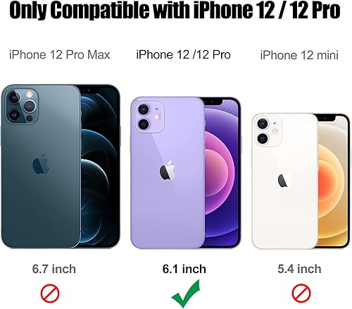 Miniatura 9 de JAME Funda para iPhone 11 Pro Max con protectores de pantalla, 2 unidades, protección contra caídas de grado militar, a prueba de golpes, funda