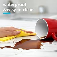 Vista 4 de Eaasty 2 hojas de vinilo de plástico transparente de 0.012 in de 54 x 36 pulgadas, protector de rollo de vinilo transparente de PVC rectangular