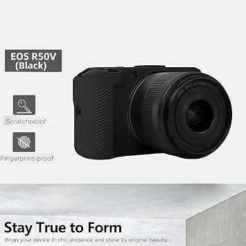 EOS R50V Case,Soft Silicone Case for Canon EOS R50 V Digital Camera