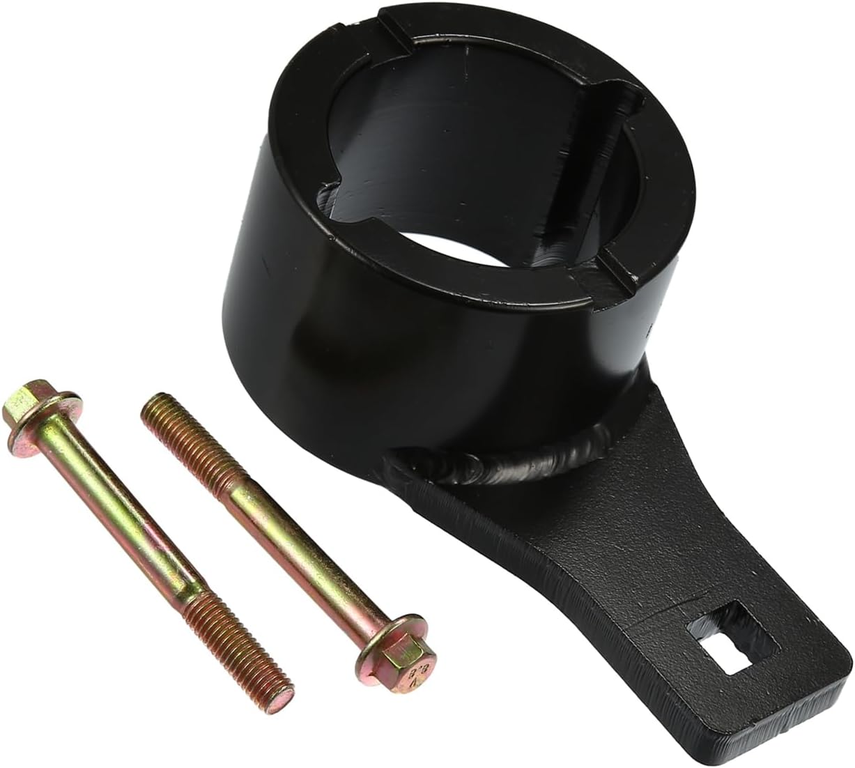 Motoforti Crankshaft Damper Pulley Holding Tool 1/2" Drive for Toyota 1996 and Later for Lexus 1990 and Later Crankshaft Pulley Holder Harmonic Tool w/ M8x1.25 Crank Bolts Black Long-Lasting