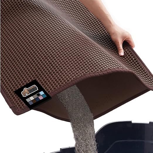 Gorilla Grip Cat Mat, Traps Litter, Two Layer