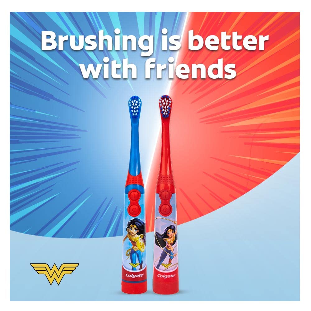 Colgate Kids Wonderwoman Battery Powered Toothbrush