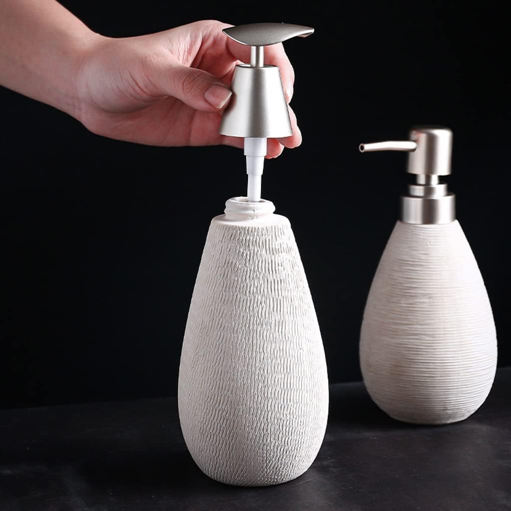 Soap Dispenser Soap Dispenser, Creative Manual Lotion Dispenser, Refillable Home Pump Bottle for Bathroom, Hotel, Restaurant 400ml/13.5oz Reusable