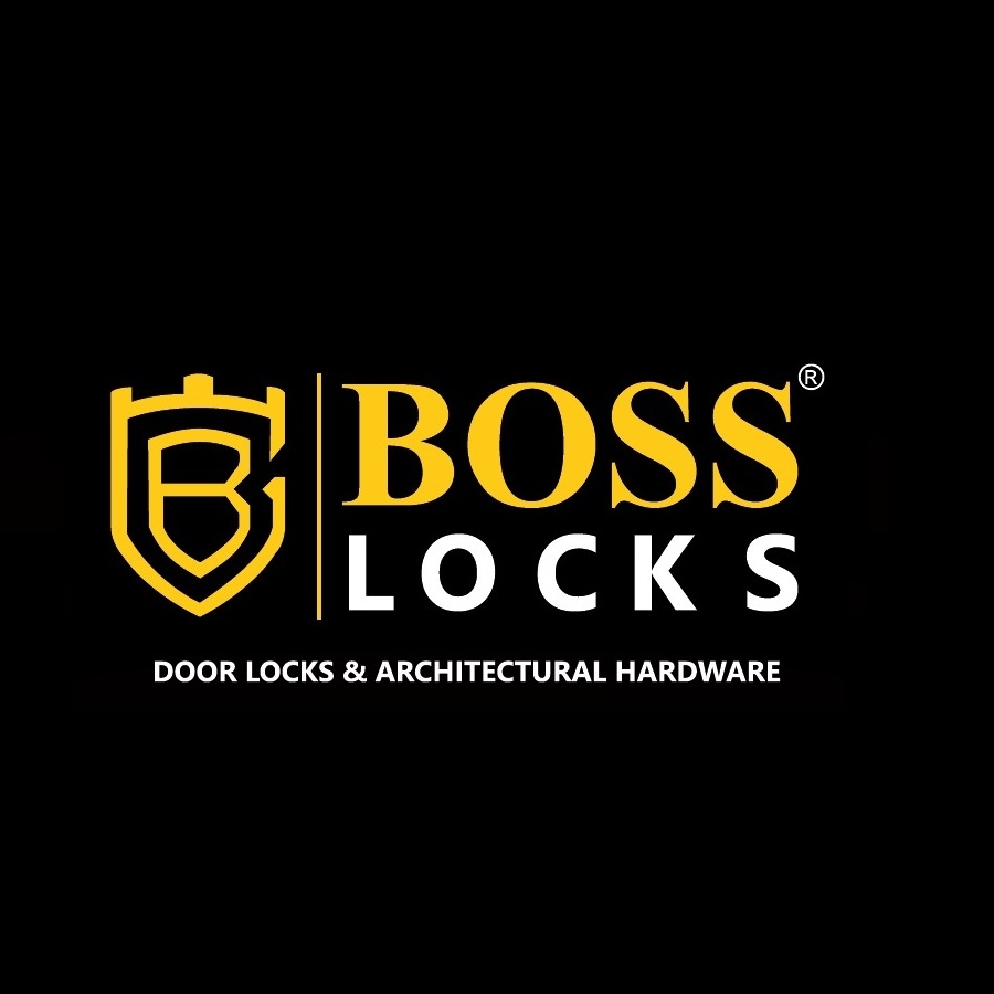 Image of B BOSS Three Dead Bolt Rim Lock with 4 High Security 14 Pin Ultra Keys Universal for Left /Right Handed Inside Opening Office or Home Main Door 15 Years Manufactuing Warranty (Matt Black)