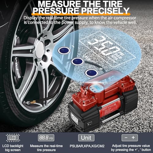 GSPSCN Heavy Duty Digital Tire Inflator