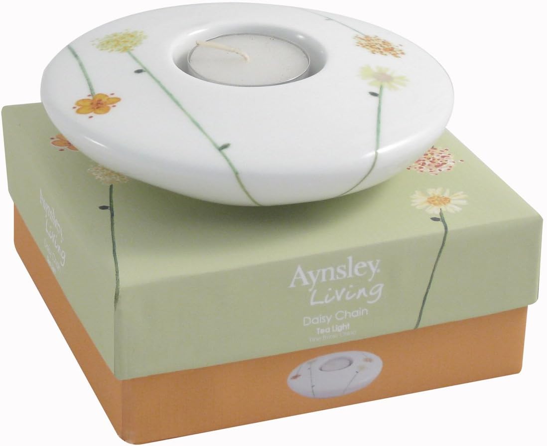 Daisy Chain Bone China Tealight Holder