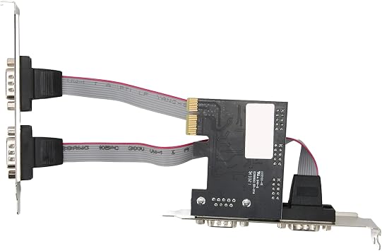 PCIe Serial Expansion Card, PCIExpress to 4-Port RS232 Serial Ports Wide Applications Adapter Card, Applies to PCI E X1, X4, X8, X16 Slots