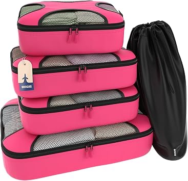 5-Set Packing Cube Set (Precious Pink)