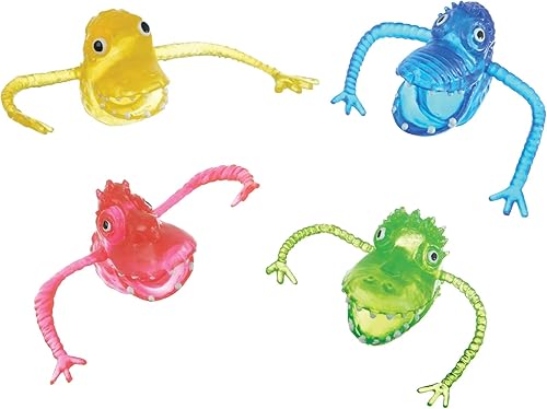Puppets Monster Finger Favor, varios tamaños, colores surtidos, paquete de 8