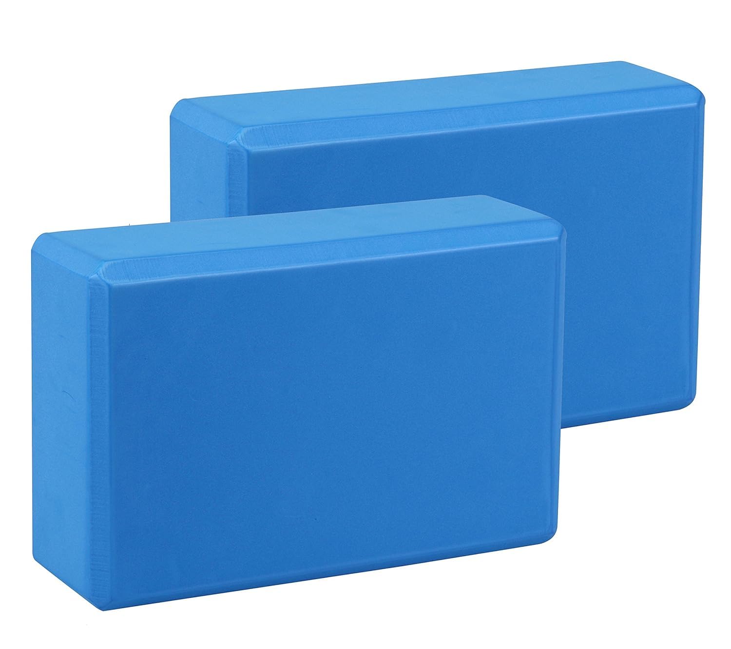 Yoga Blocks Set of 2 High Density EVA Foam Bricks Anti Slip Lightweight Durable Exercise Support Blocks for Yoga Pilates Stretching Gym Home Workout-image-29
