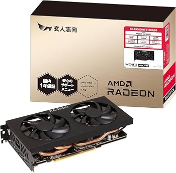 Amazon | 玄人志向 Radeon RX7600XT 搭載 グラフィックボード GDDR6 Amazon | 玄人志向 Radeon RX7600XT 搭載 グラフィックボード GDDR6