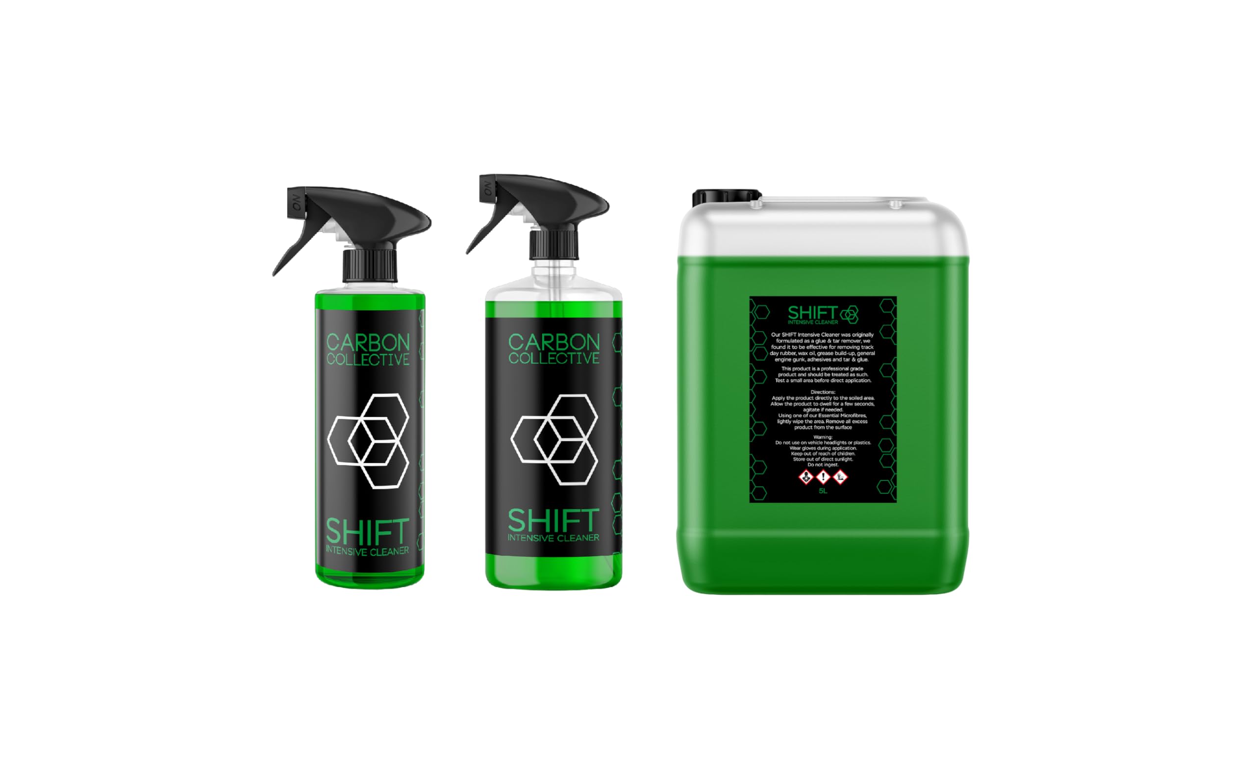 CARBON COLLECTIVE - SHIFT INTENSIVE CLEANER - Klej - Guma - Smar - Smola - Waxoyl - Usuwacz do preparatów do opon 500ml