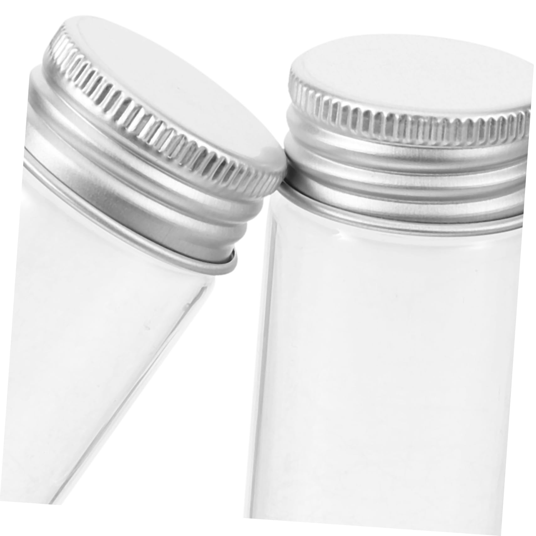 MAGICLULU 2 Series Botella Sellada por Tubo De Ensayo Tubos Tapa Hermético Reutilizable Pequeño Tubo De Ensayo De Laboratorio De Prueba Tubo De Vial De Vidrio Planchar Piezas*2