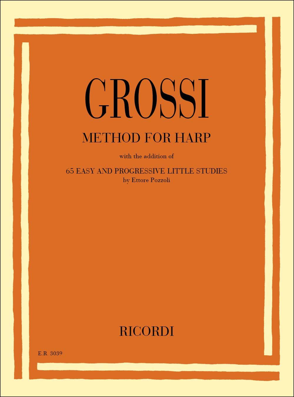 Ricordi Method for Harp: With 65 Easy & Progressive Little Studies Paperback – Import, 1 February 2018