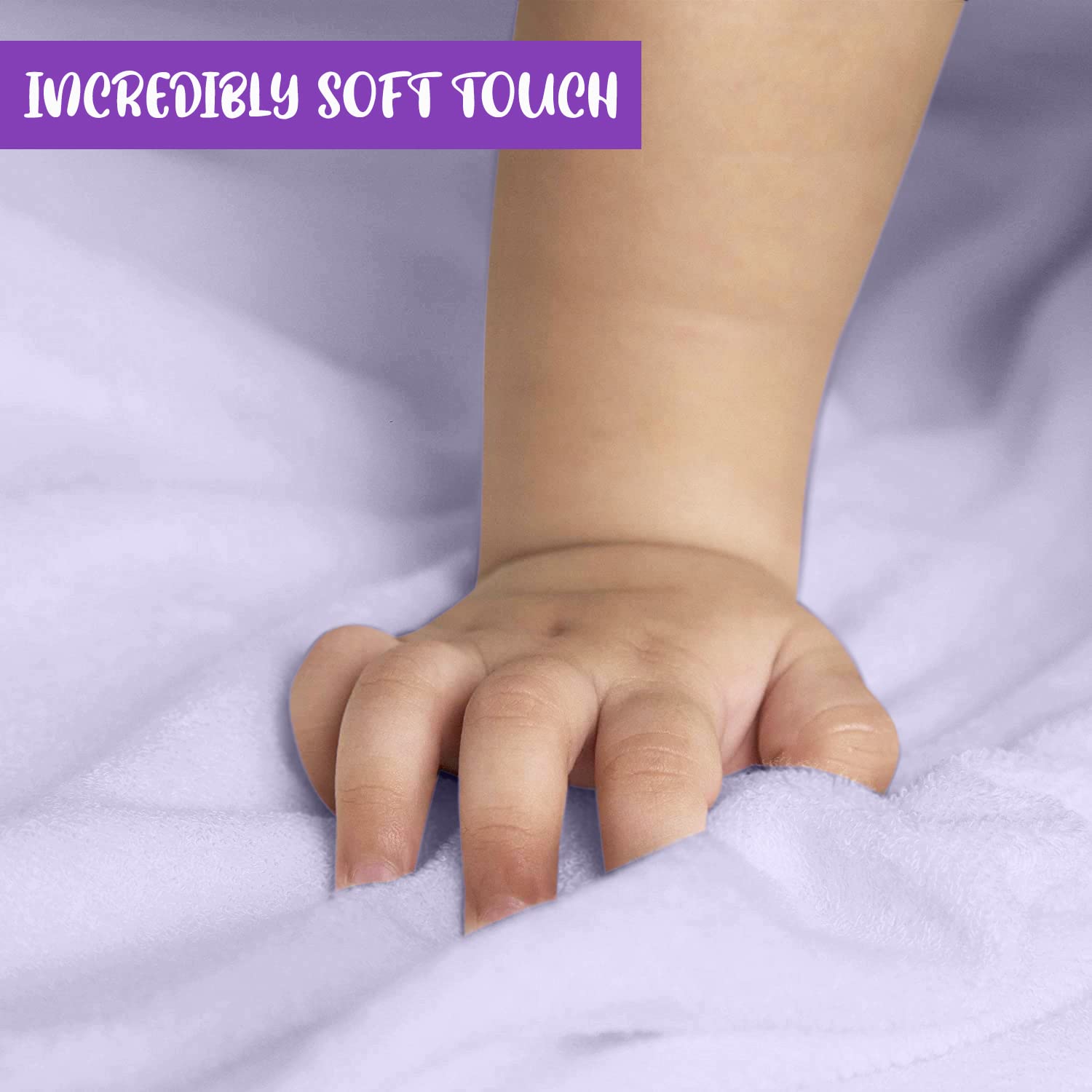 ZEYUMEE - Juego de 2 toallas de bebé con capucha de viscosa de bambú, color morado y rosa, lujosas, grandes y superabsorbentes, 30 x 30 pulgadas, suaves y adecuadas para bebés, niños pequeños y niños