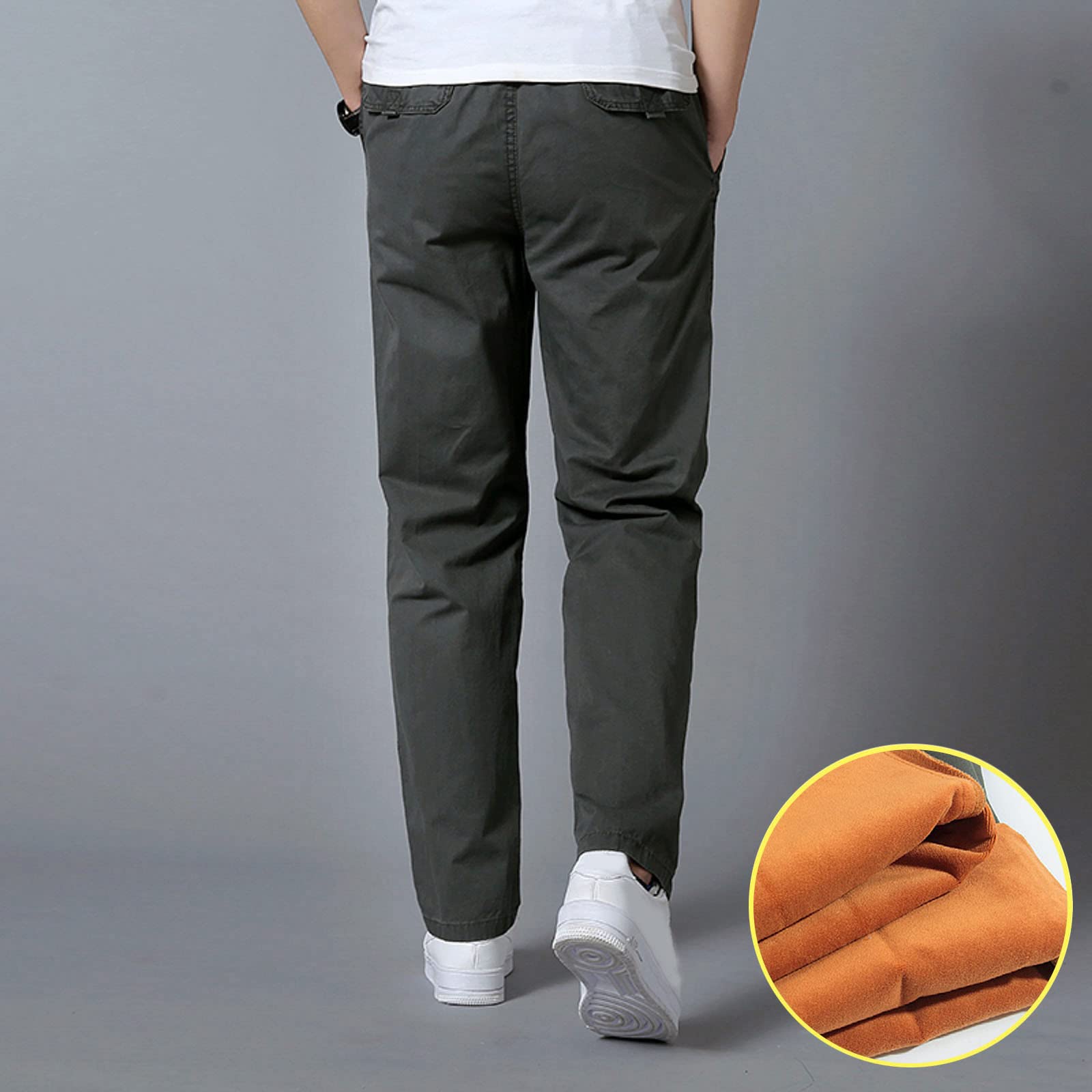 Gym Jogginghose Herren - Elastische Taille Baggy Kordelzug Sporthose Uncuffed Stylisch Sweatpants Breite Joggen Freizeithose Sweathose Streetwear Laufhose