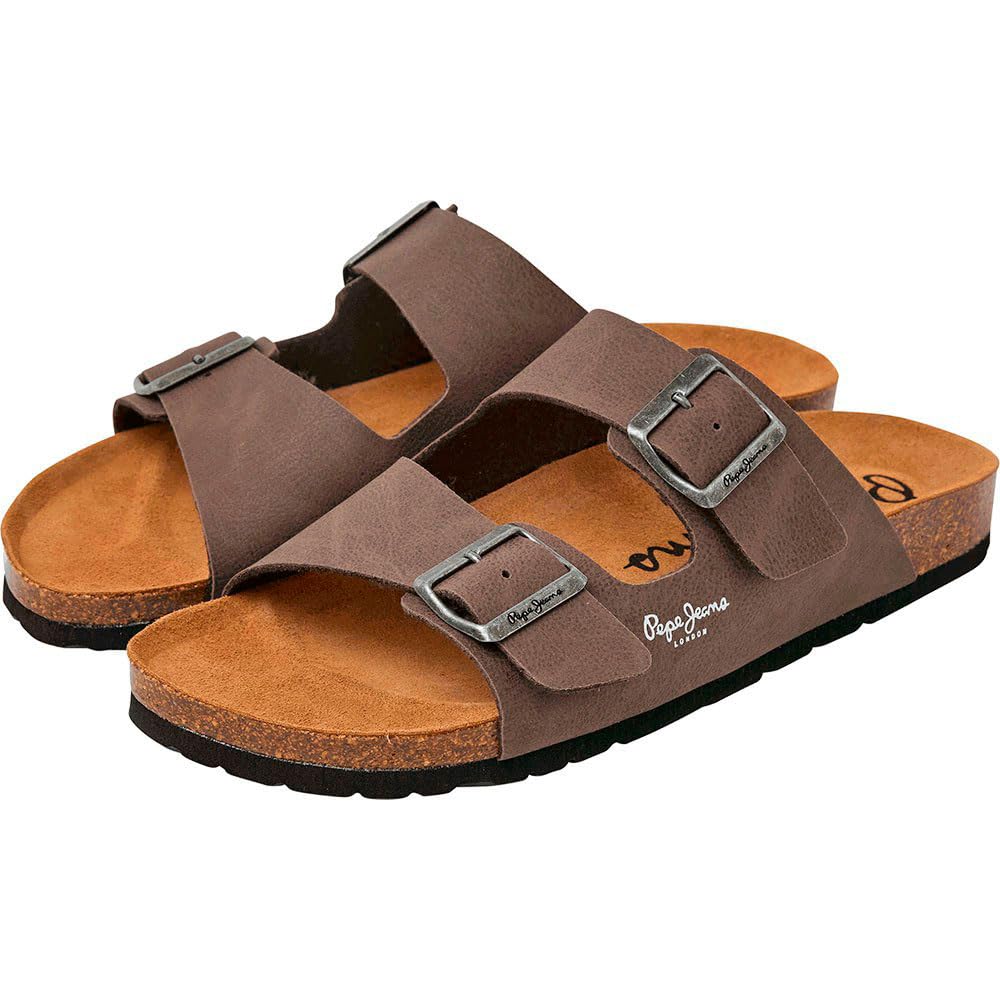 Pepe Jeans Men's Brown Sliders, 6 Uk, Bio Chicago Sandals