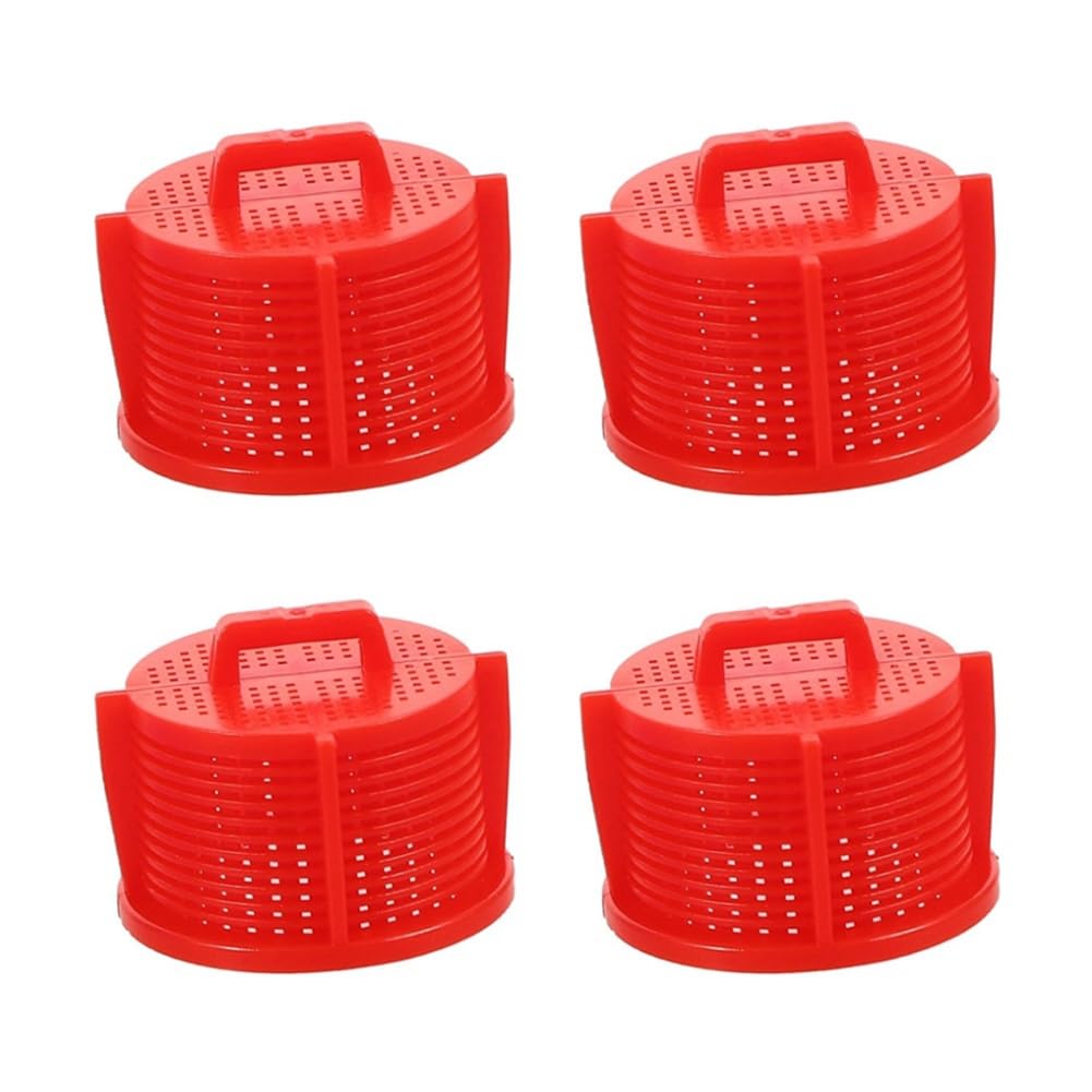 HUTSRAI Washing Machine Filter, Washing Machine Inlet Valve Strainer, Machine Strainer for Washing, Water Purifier, Home Water Filter Red