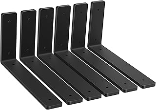 Heavy Duty Shelf Brackets, 6 Pack 10