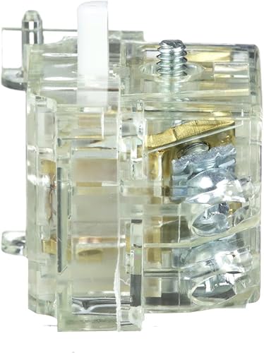 Miniatura 5 de Schneider Electric Bloque de contacto para maquinaria industrial, se adapta a recortes de 1.181 in de diámetro, retorno de resorte, 1NO y 1NC