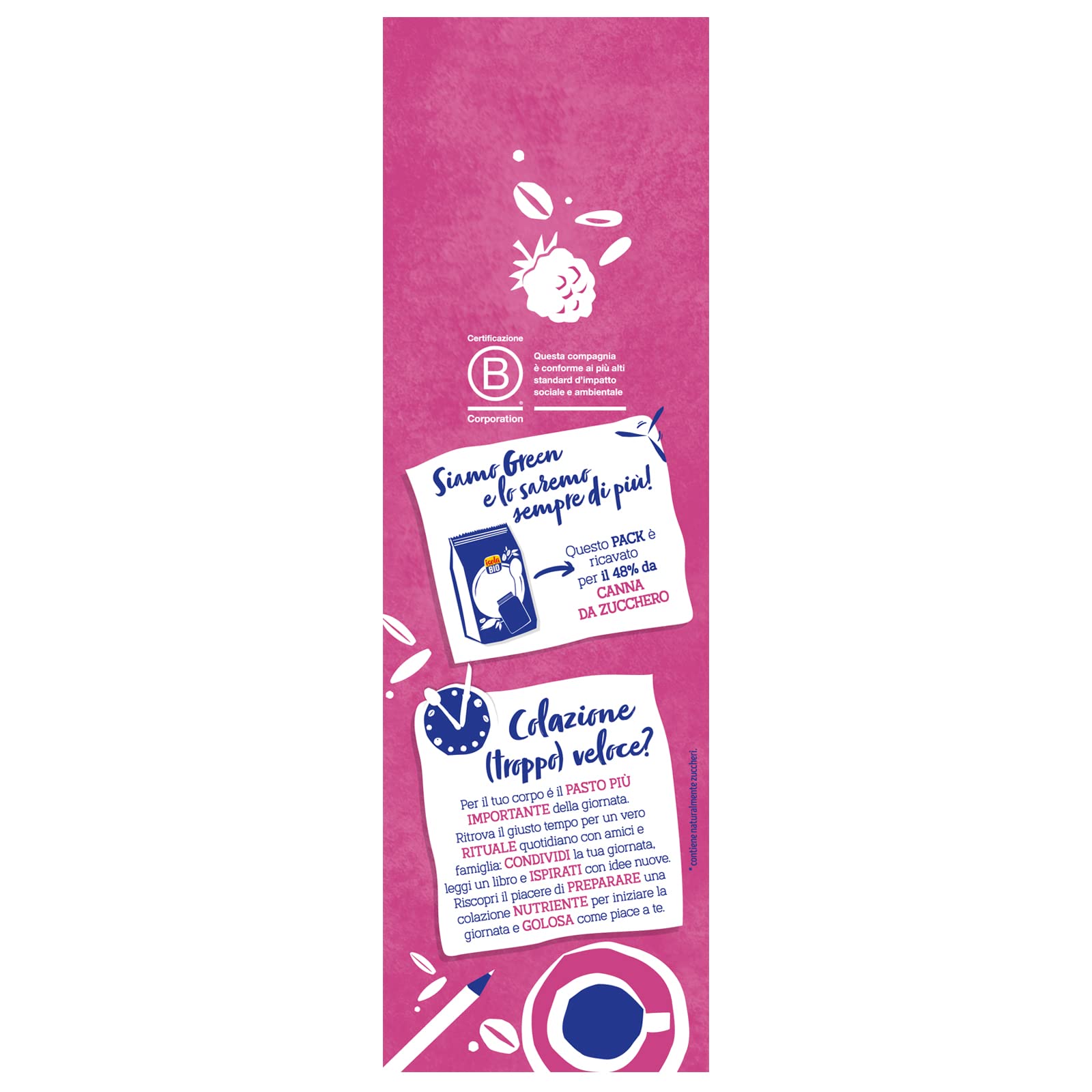 PORRIDGE DE AVENA FICHI LAMPONI Y UVETTA BIO 375 GR