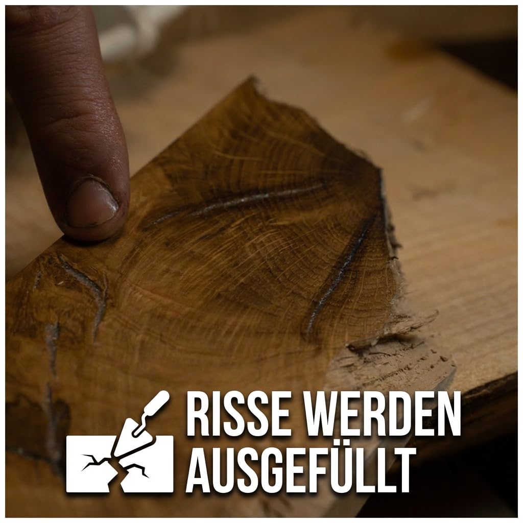 Holzwachs 500 ml - Farbloses Holzfinish mit Bienenwachs | Möbel und Holzpflege | Holzschutz für Möbel, Küchenholz und DIY | Made in Germany | Zugelassen für Kinderspielzeug nach DIN EN 71-3