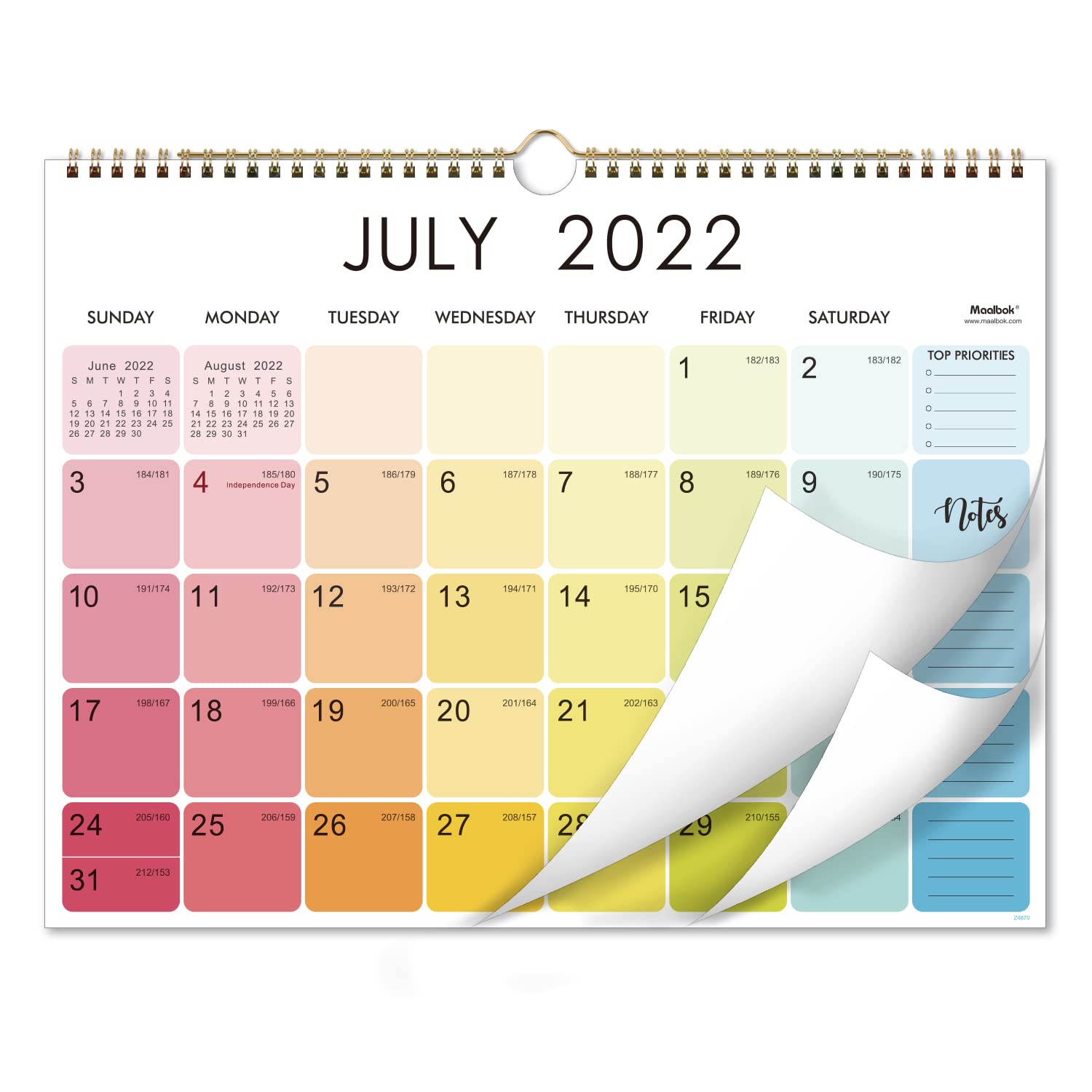 2023 Paper Calendar 2022-2023 Calendar - 2022-2023 Wall Calendar With Thick Paper, 15" X 11.5",  July 2022 - December 2023, Perfect For Organizing At Home, School & Office:  Buy Online In India At Desertcart