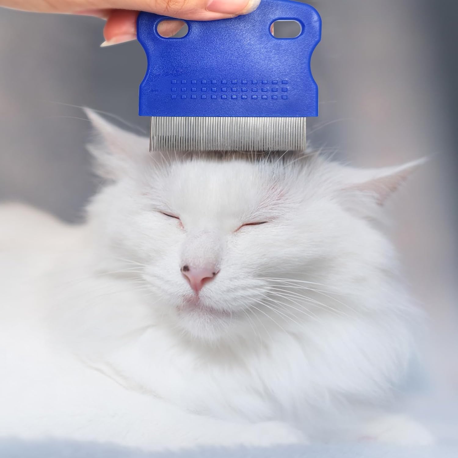 4-Pack Flea & Nit Comb, Double Sided Metal Teeth Comb for Head Lice & Tick Treatment, Suitable for Kids, Pets & Adults 8